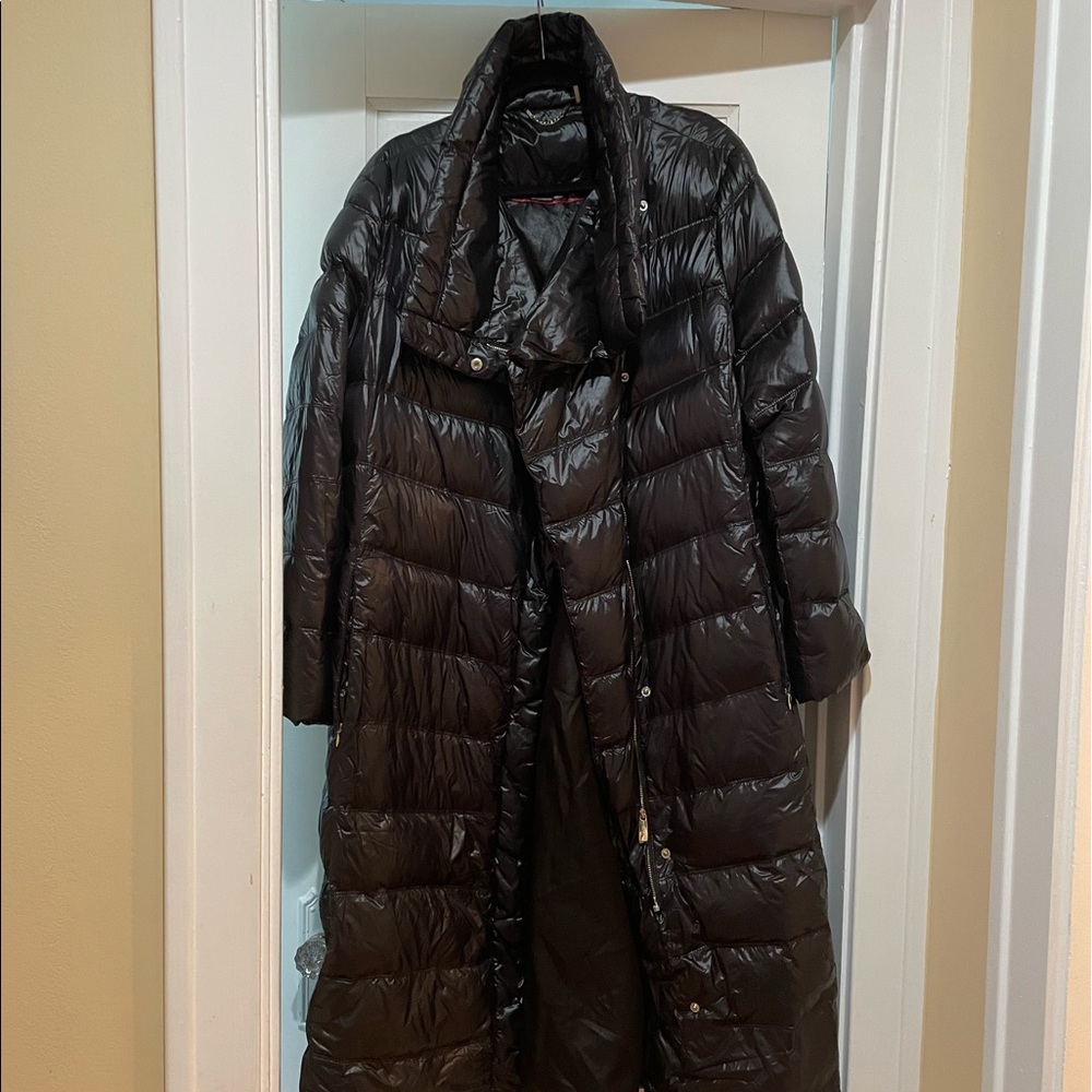 Calvin Klein long black puffer coat